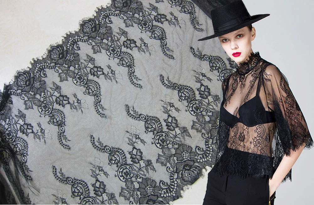 Специальная цена! Качественная тонкая кружевная ткань для ресниц свадебное