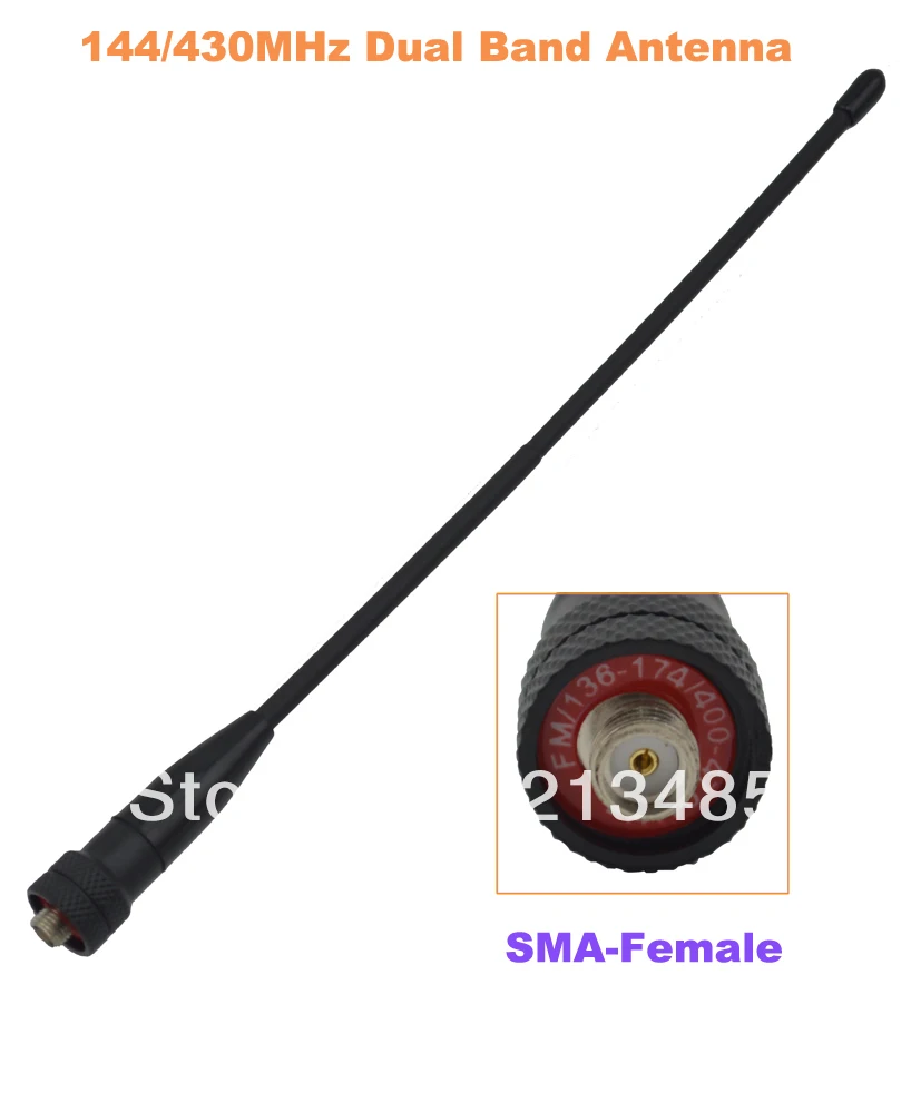 J0125A SMA-Female 144/430 МГц двухдиапазонная антенна для Baofeng UV-5R UV-B5 UV-B6 Quansheng TG-UV2 Wouxun KG-UVD1P