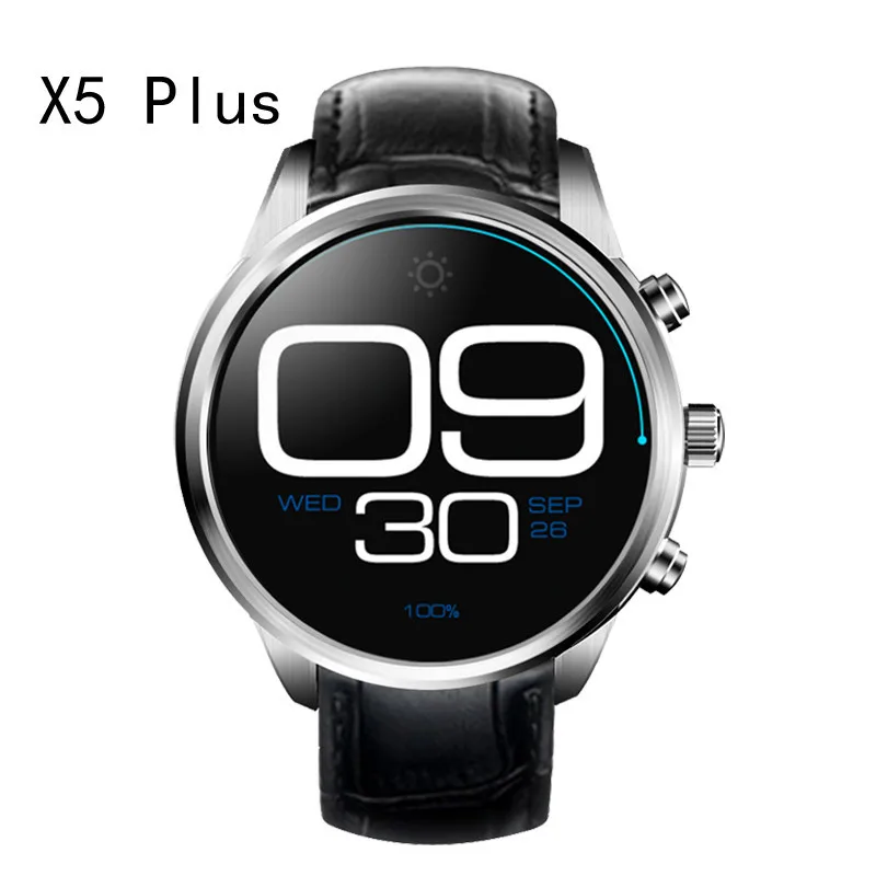 X5 плюс Смарт-часы Phone Support Android 5.1 MTK6580 1 ГБ/8 ГБ сим-карты Wi-Fi Bluetooth GPS SmartWatch Для Huawei Apple