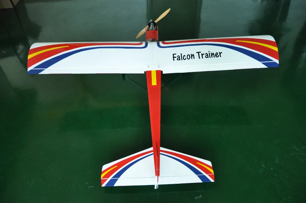 Falcon Trainer 20cc радиоуправляемого самолета на бензине Balsa деревянная модель для