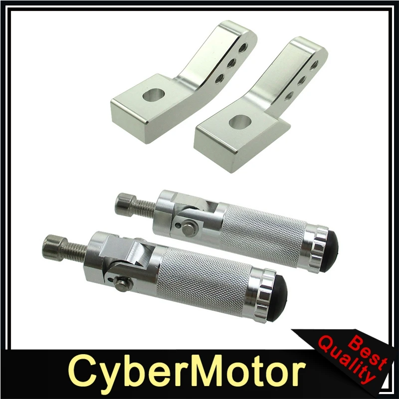 CNC алюминиевая регулируемая подножка упор для ног расширитель кронштейн для трубопровода для питбайк мотоцикл