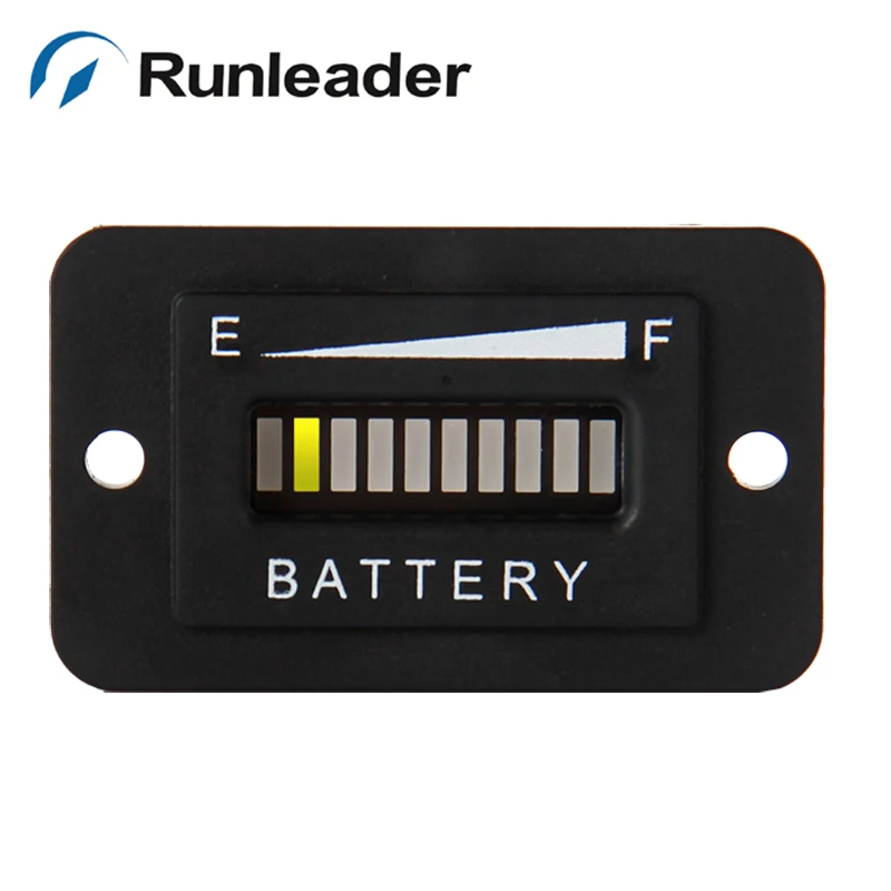 (20 шт./лот) Runleader BI003 тестер для батарей светодиодный индикатор заряда батареи 48 В