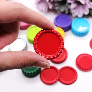 10 шт.лот, 3,5 см, сплющенные крышки для бутылки с пивом, крышки для рукоделия, бант для волос, аксессуары для ожерелий, подвесные украшения сделай сам