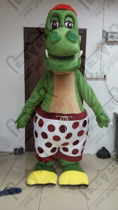 Red Hat Дети динозавров маскарадный костюм Счастливый мультфильм крокодил костюмы