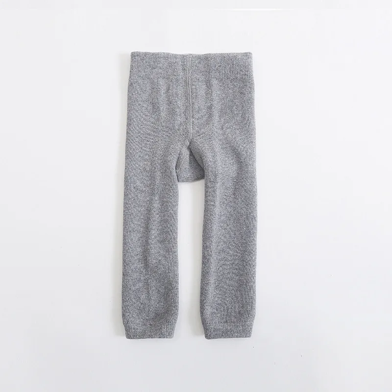 light gray Теплые плотные колготки для девочек От 6 месяцев до 3 лет мягкие дышащие малыша Колготки для маленьких девочек одежда детские чулки осень колготки для детей - Цвет: light gray