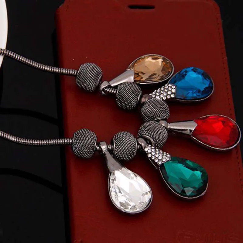 1 Piece Luxury Bright Crystal Rhinestone Choker Clavicle Statement Necklace Pendant Fashion Women Jewelry | Украшения и