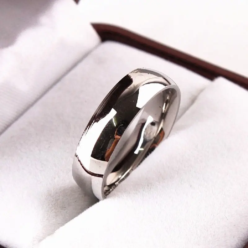 Обручальные кольца из нержавеющей стали 6 мм 100 шт. | Украшения и аксессуары