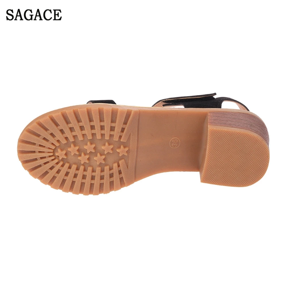 SAGACE женские Босоножки с открытым носком летние босоножки на высоком каблуке