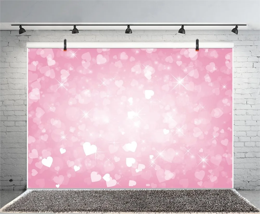 Laeacco Love Heart Light Bokeh детский фон для фотосъемки на День святого Валентина