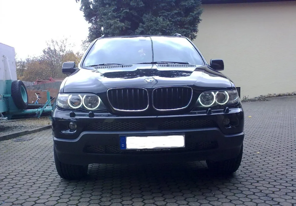 4 шт. E53 X5 1999 2004 CCFL ангельские глаза гало кольца свет для BMW белый 6500K|light for bmw|angel eyes