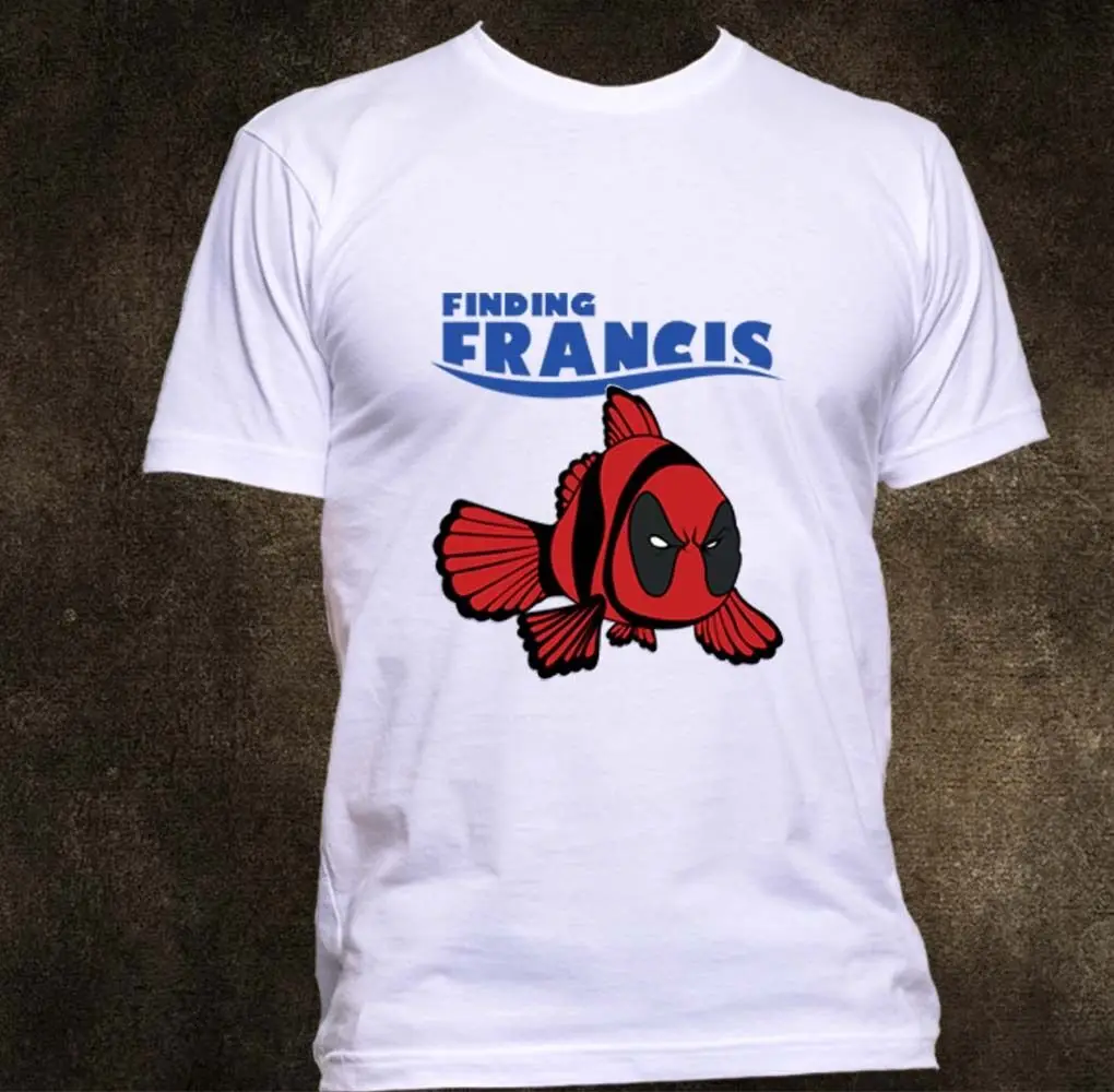 2019 Fashion New Deadpool Finding Francis Funny Nemo Dory Black T-Shirt Size S - 3Xl Tee Hoodie | Мужская одежда