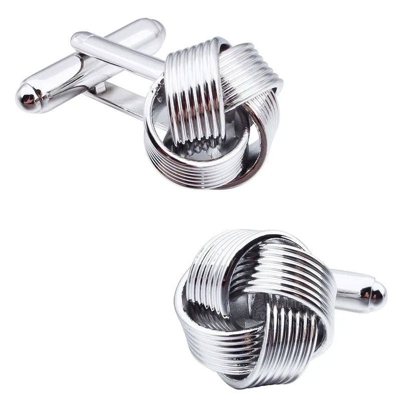 Высококачественные классические запонки HAWSON мужские с узлом для повседневной