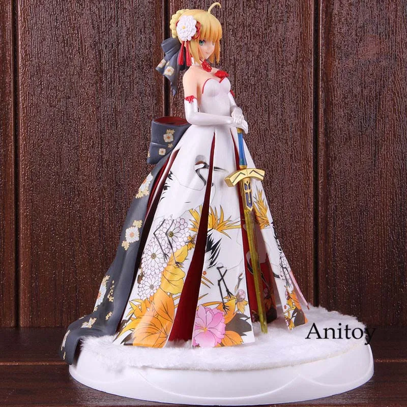 Платье-кимоно Fate Stay Night Saber Ver. ПВХ Fate фигурка Коллекционная модель игрушки