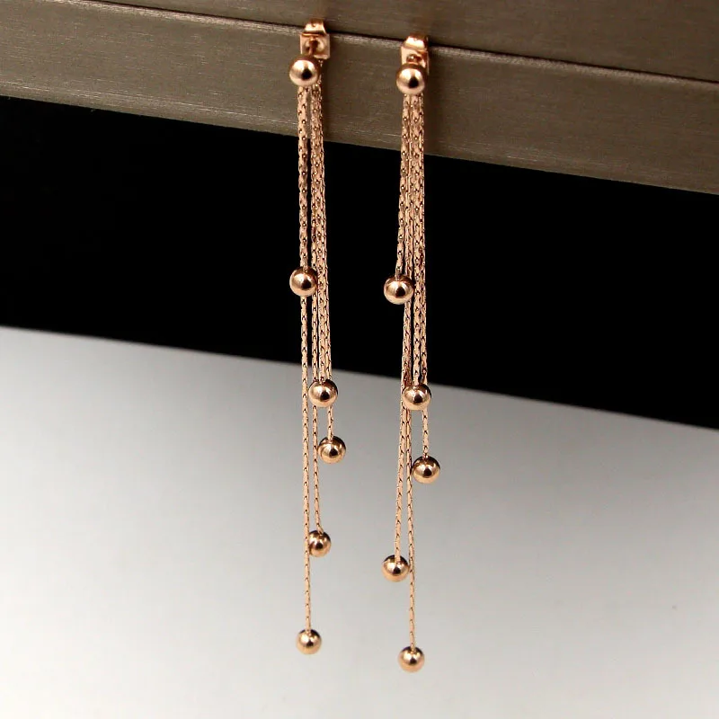 Модное кольцо из нержавеющей стали с принтом любовь цепь кисточкой шарообразной