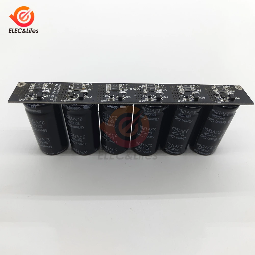 16V 20F фарад конденсатор 2,7 V 120F Суперконденсатор электрический автомобиль Реверсивный накопитель энергии зарядки разряда с защитой доска