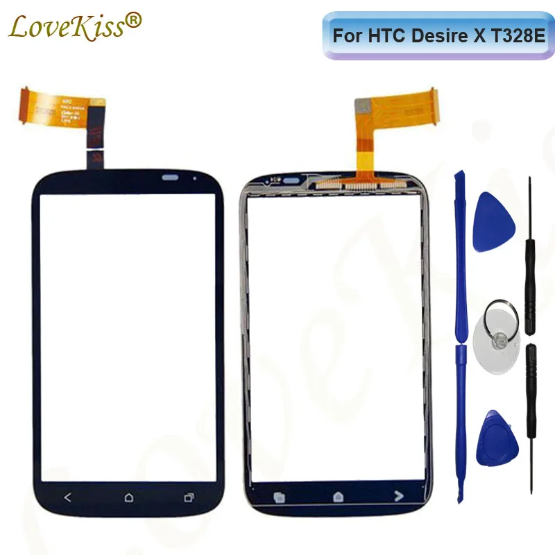 Сенсорный экран T328e передняя панель для HTC Desire X сенсорный ЖК дисплей дигитайзер