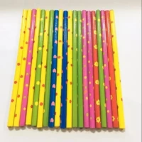 50pcs standard pencils school supplies for children cartoon stationery pupils prize appearance is cute free shipping