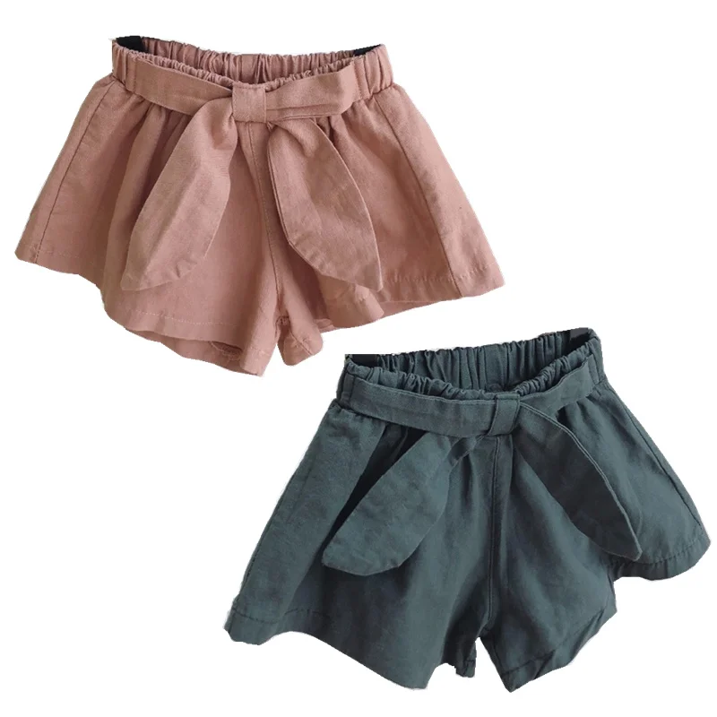 

Celveroso 2 Colors Baby girls shorts cotton children shorts kids shorts for girls clothes toddler girl clothing summer bow short