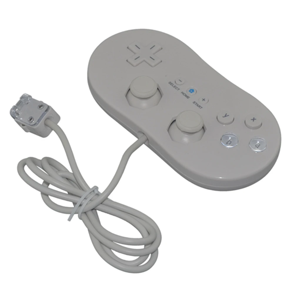 Черный/белый для Nintendo Wii Classic проводной игровой контроллер удаленный геймпад Pro