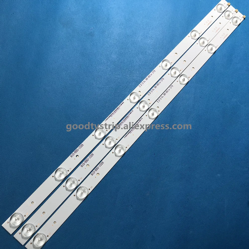 1 комплект = 3 шт. IC-A-HWBF28D257 светодиодная подсветка A1B6 9-4 0 v 74-761 B6 5-3 7 V 72-741 м 530 мм |