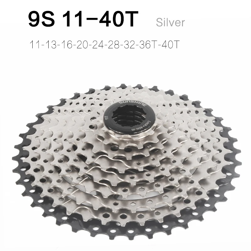 

MTB Bike 9 Speed 11-40T Flywheel Cassette bike parts