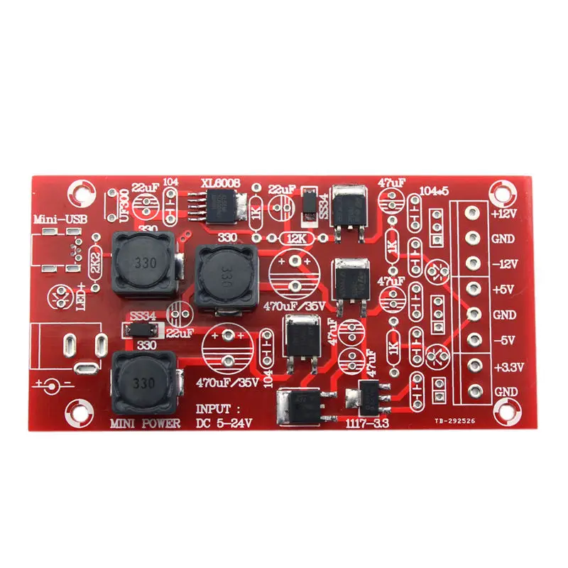 Diy Usb 5 24V Boost одноповоротный двойной модуль источника питания линейный регулятор