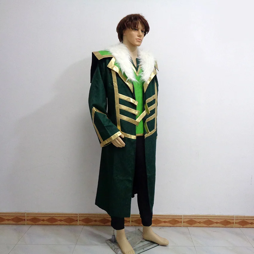 Loki агент Asgard униформа для рождественской вечеринки костюм Хэллоуина косплея
