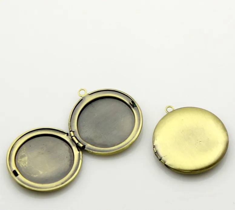 

Bronze Tone Photo Locket Frame Charm Pendants 36x32mm