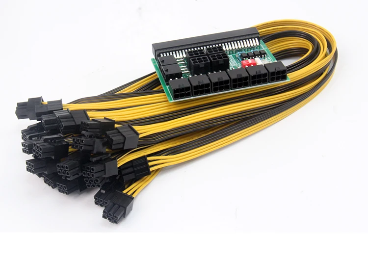 6pin connector to 6 pin power line and Server conversion board graphics card supply for ETH miner GPU car | Компьютеры и офис