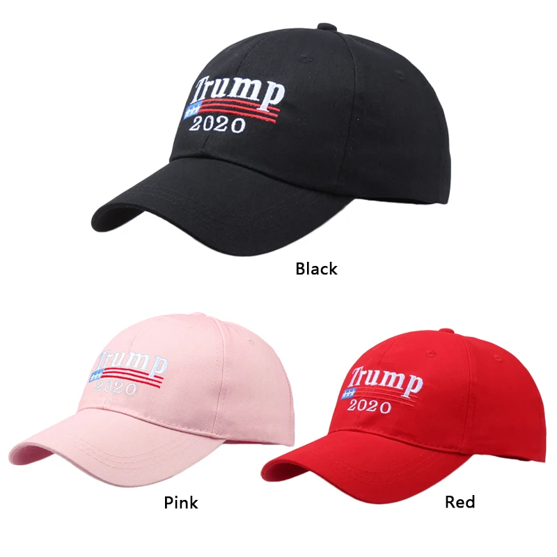 Новинка удобная бейсболка Trump 2020 черная регулируемая Повседневная Спортивная