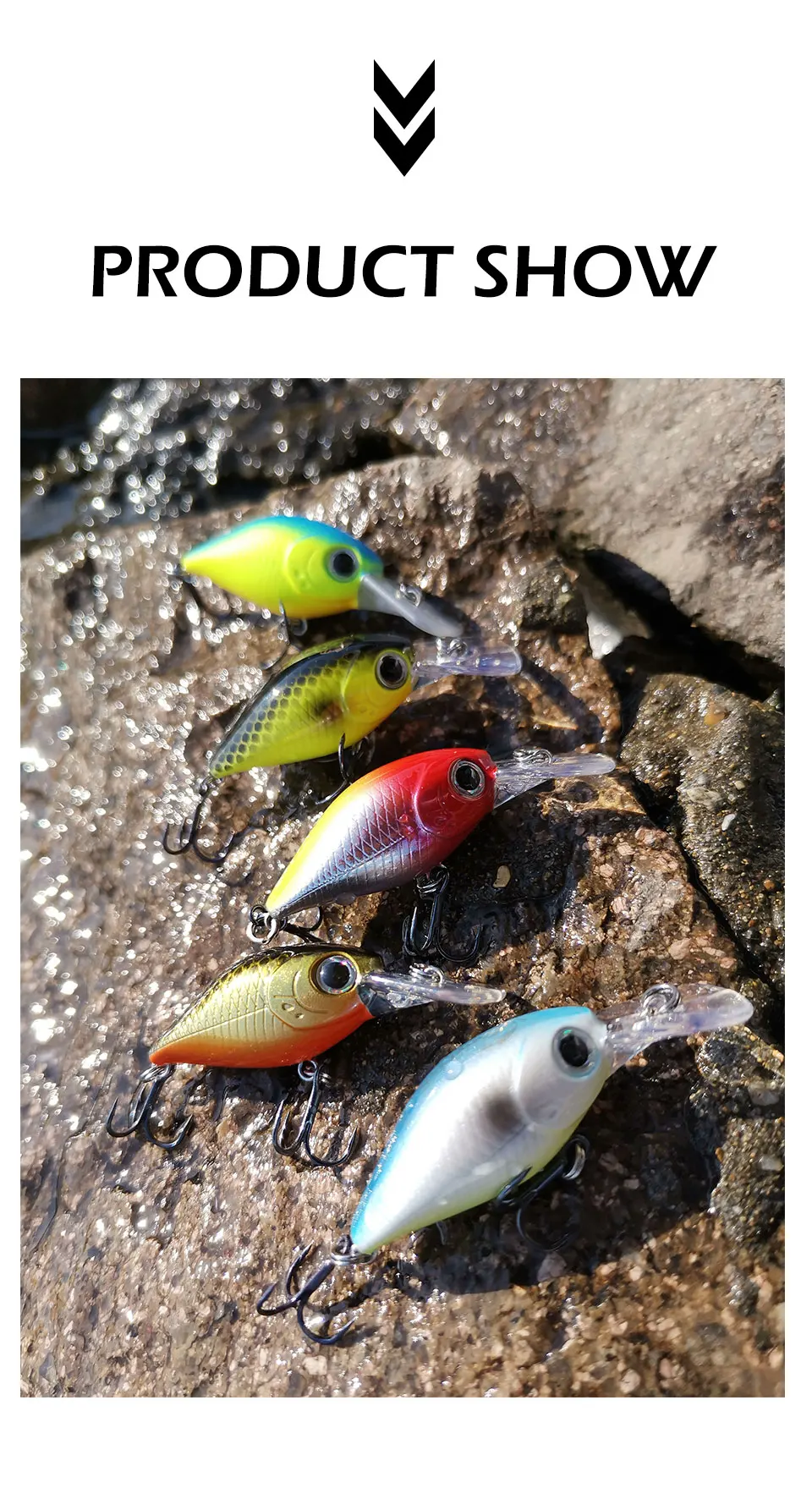 TacklePRO C10 качество, профессиональная 4 г кренкбейт, приманка для рыбы, 3,6 см, разные цвета, соленая вода, 6 цветов, приманки dive1m