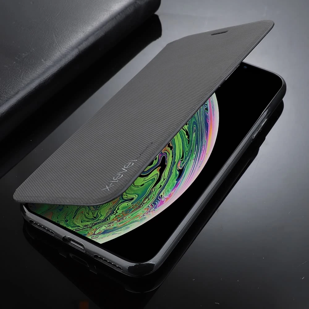 Роскошный чехол-кошелек для телефона iPhone Xr X Xs Max 7 Plus 8 6S 6 бизнес матовый