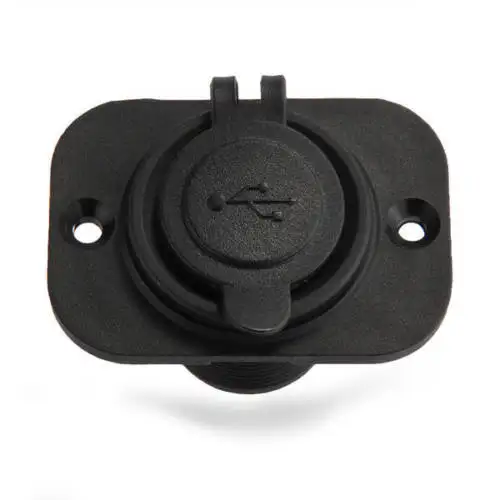 Dual USB Зарядное устройство Разъем Мощность Outlet адаптер автомобильного