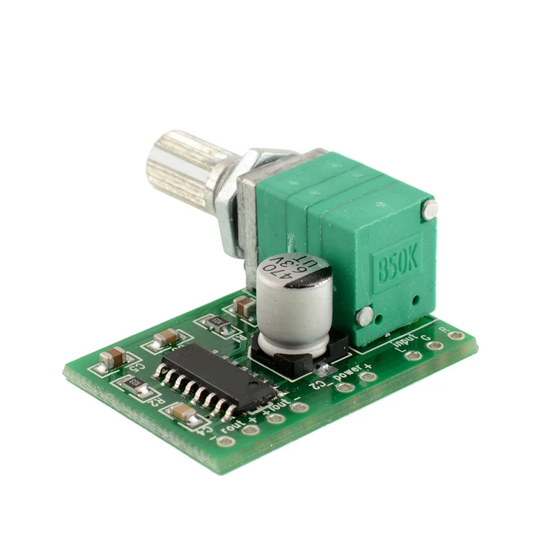 Цифровой Усилитель PAM8403 mini 5V плата с переключателем и потенциометром питанием от