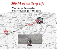 Hot Selling Elderly disabled Scooter Electric With LED Light with Certfication