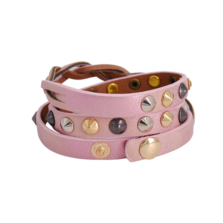 2016 новая мода натуральной кожи ручной работы конопли панк наручные браслет