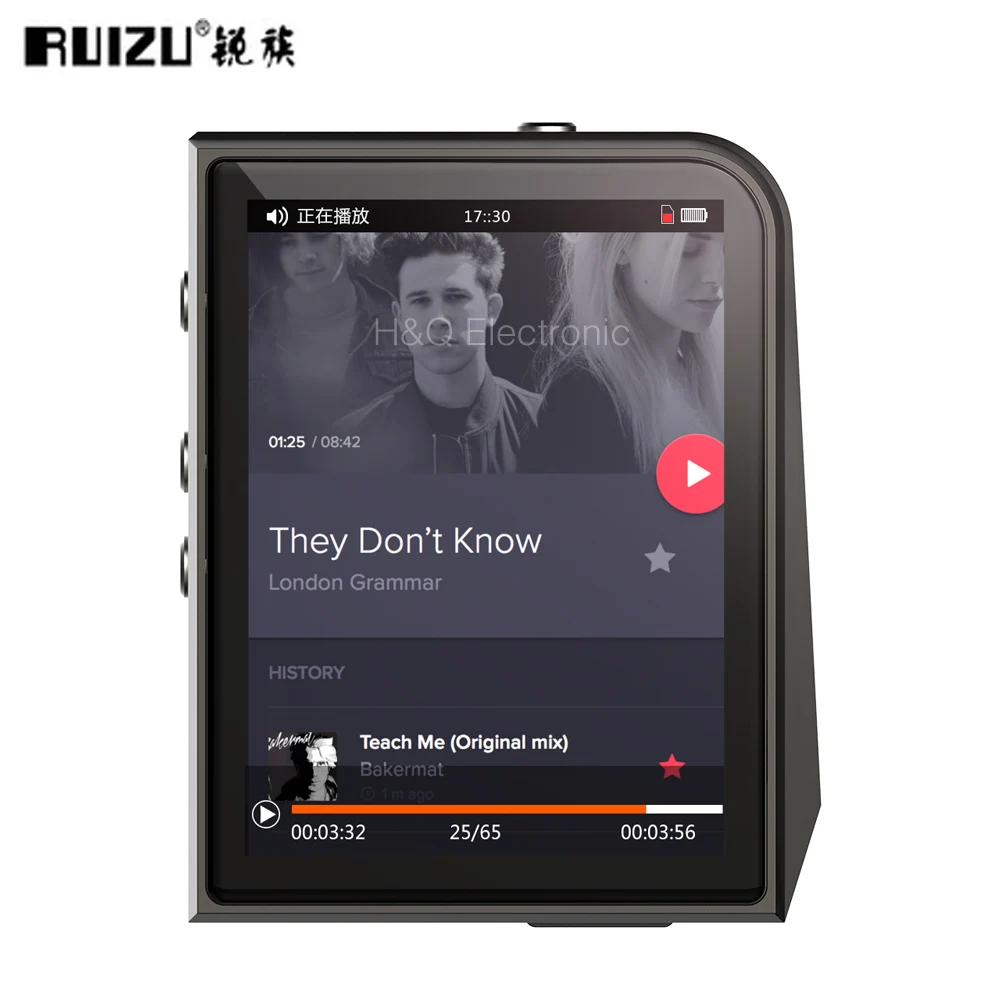 Новинка мини спортивный MP3 плеер RUIZU A50 DAP HD без потерь с 3 5 дюймовым экраном Hi Fi