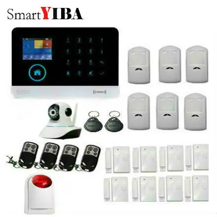Система сигнализации SmartYIBA с Wi Fi для умного дома IP камера сделай сам Солнечная