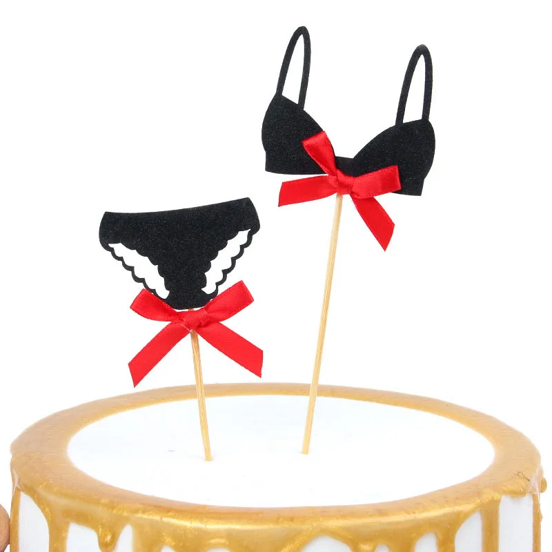 Свадебное украшение для торта ко дню рождения верхушка бикини флаги один