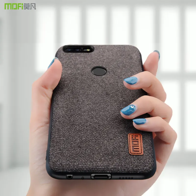coffee Чехол для oneplus 5 t, MOFI One Plus, 5 T, задний Жесткий Чехол, мягкий силиконовый чехол с краями, деловой чехол для 1+ 5 t, полный Чехол OP5T, чехол - Цвет: coffee