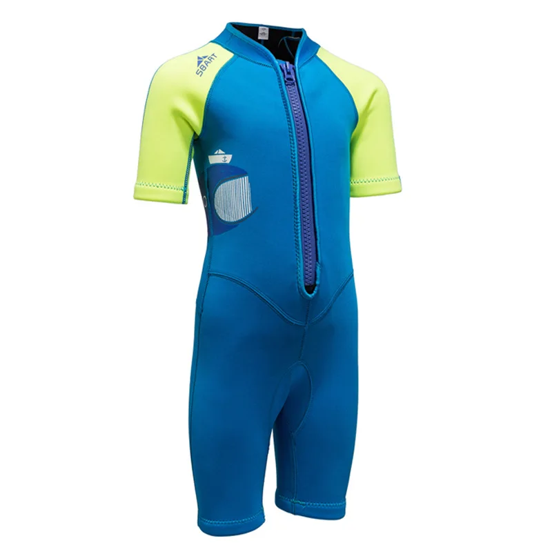 2mm Neoprene Kids Wetsuits Girls Boys Swimsuit One Piece Diving Suit Surfing Children Spearfishing Triathlon roupa de mergulho | Спорт и