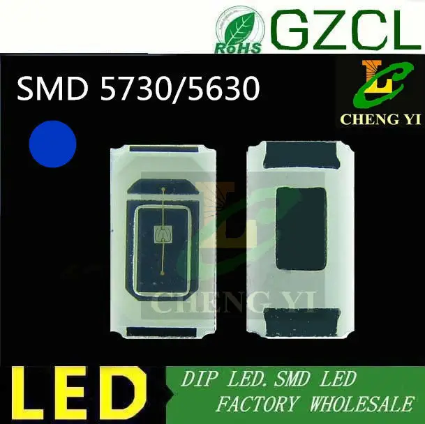 Низкая цена! Бесплатная доставка синий светодиод 5730 smd 0 5 Вт smt led diode 460-475nm(CE &amp Rosh) |