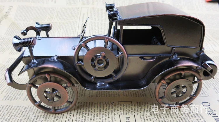 Европейская и американская Ретро винтажная модель автомобиля бар кофейня