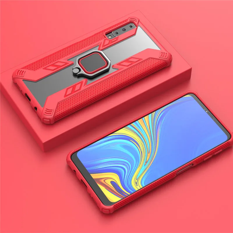 Для Samsung Galaxy A7 чехол для пальца кольцо стойка для брони для Samsung Galaxy A7 7 A750 750 6,0 дюймовая крышка телефона Coque