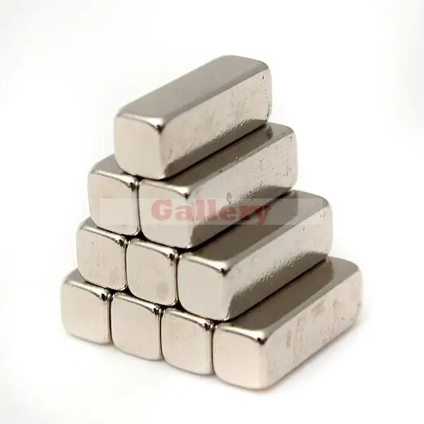 

Sale Atacado Neodymium Magnets Imanes 10pcs N35 15x5x6mm Strong Block Rare Earth