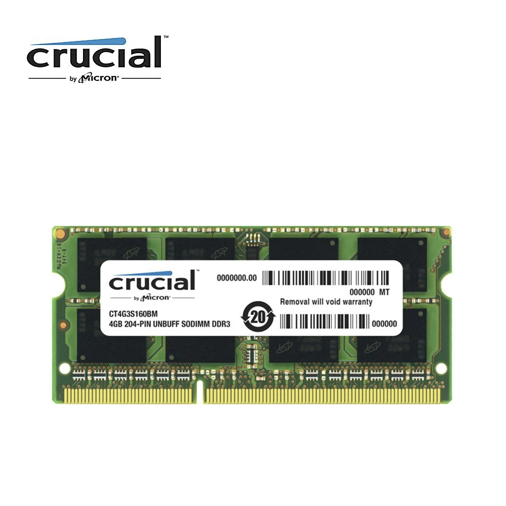 Crucial DDR3 4G 1600  1, 35  CL11 204pin,    SODIMM