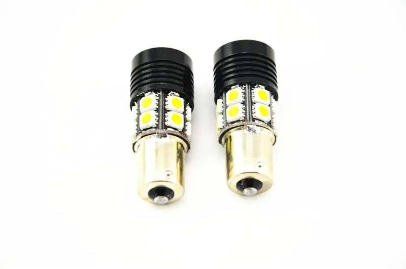 2X 1156 BA15S 12 SMD R5 5050 Светодиодный Светильник лампы обратный поворот светильник 10W