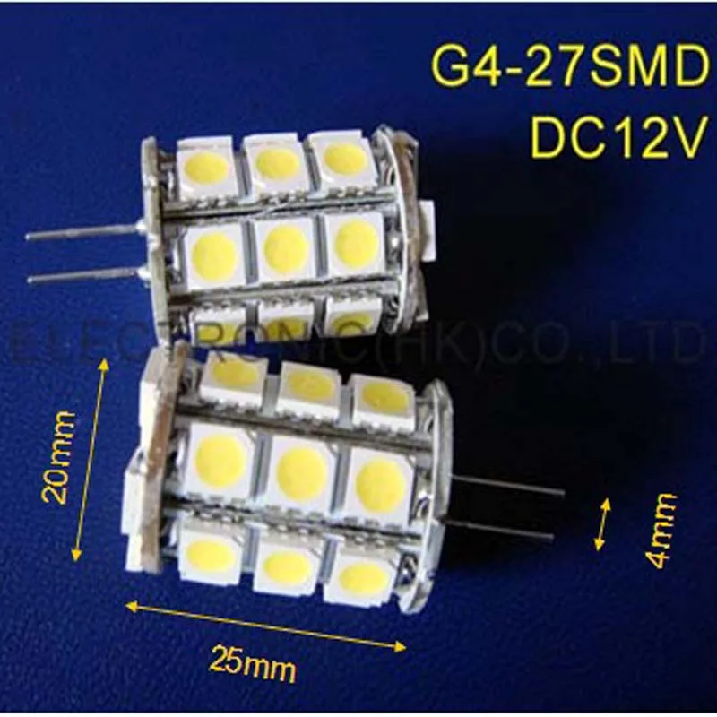 4 86 Вт LED 5050 12Vdc G4 Хрустальное освещение Бесплатная доставка 2 шт./лот|g4 news|led g4g4 led 2w |