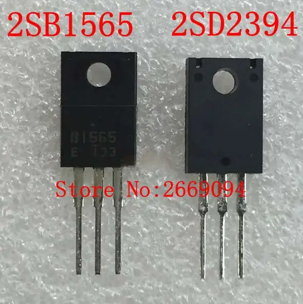 20 шт./лот (2SB1565 + 2SD2394) каждая 10 шт. B1565 D2394 TO 220F 60 в 3A кремниевые NPN Силовые транзисторы