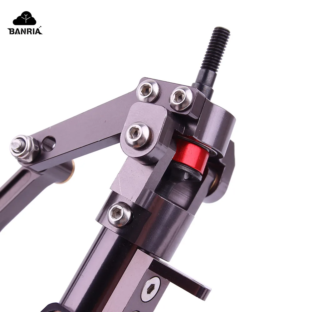 1/10 Rc автомобилей ЧПУ Алюминий мост спереди + сзади рок оси машины для 1:10 Crawler